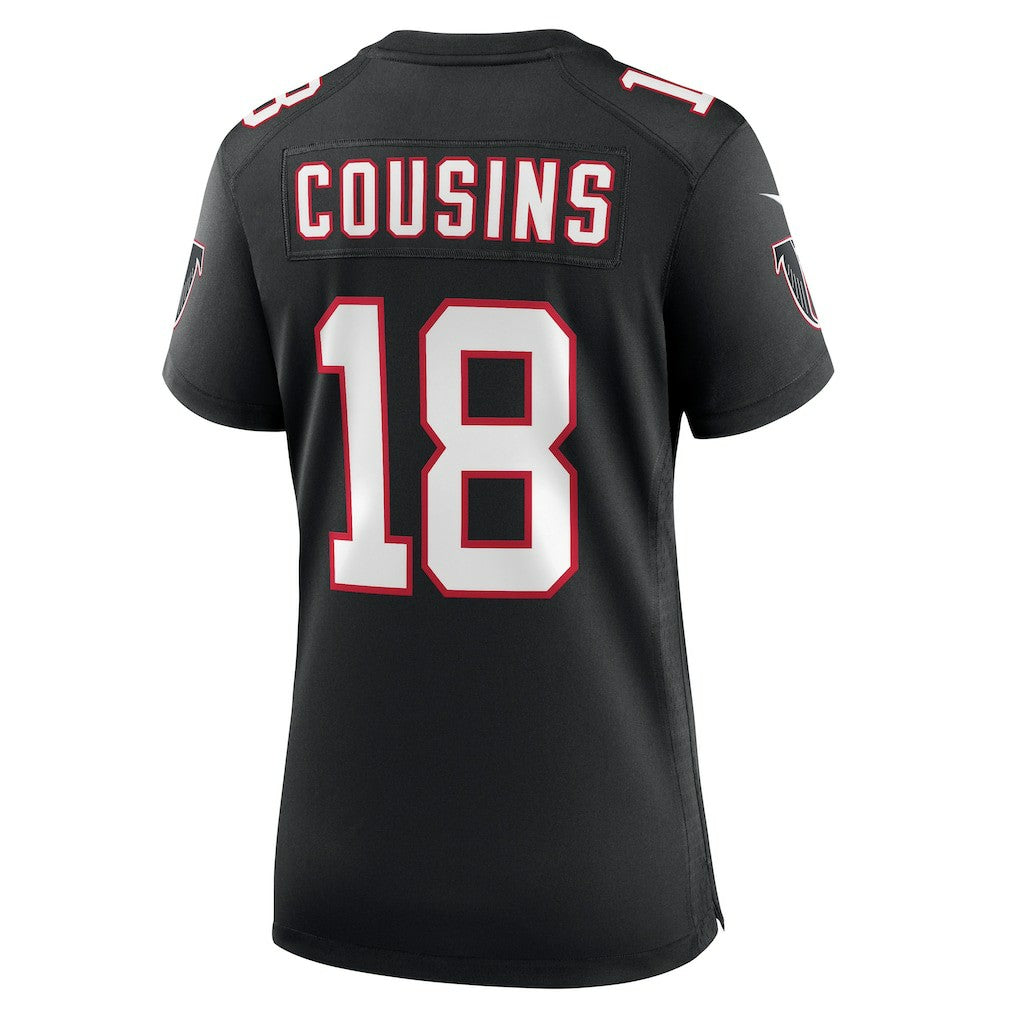 Kirk Cousins Atlanta Falcons Women's Alternate Game Jersey - Black