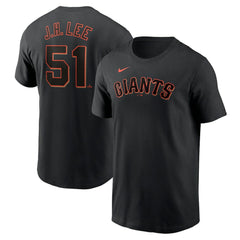 Jung Hoo Lee San Francisco Giants  Fuse Name & Number T-Shirt - Black | Nike
