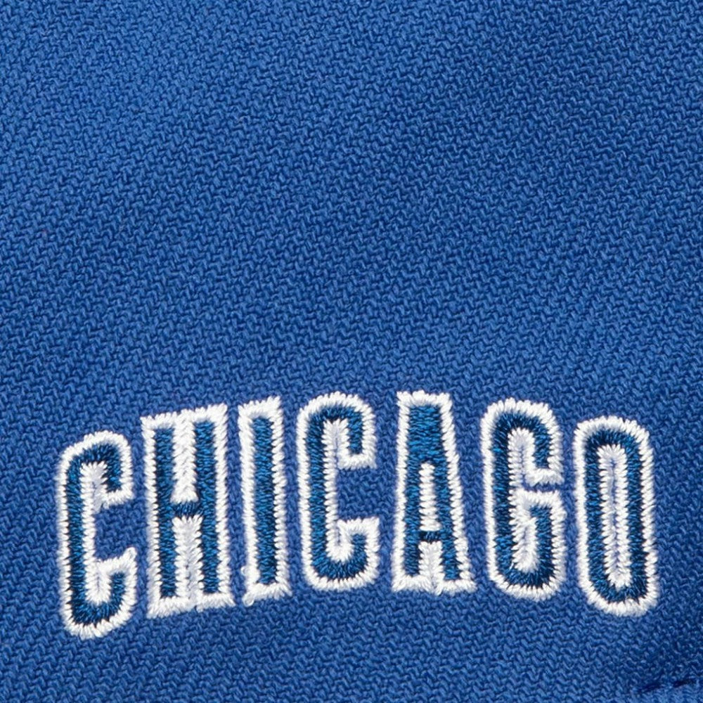 Chicago Cubs Full Frontal Snapback Hat Royal | Mitchell & Ness
