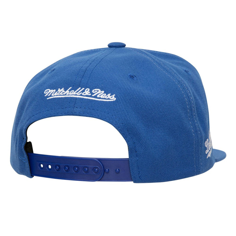 Los Angeles Dodgers Full Frontal Snapback Hat Royal | Mitchell & Ness