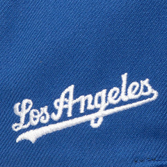 Los Angeles Dodgers Full Frontal Snapback Hat Royal | Mitchell & Ness