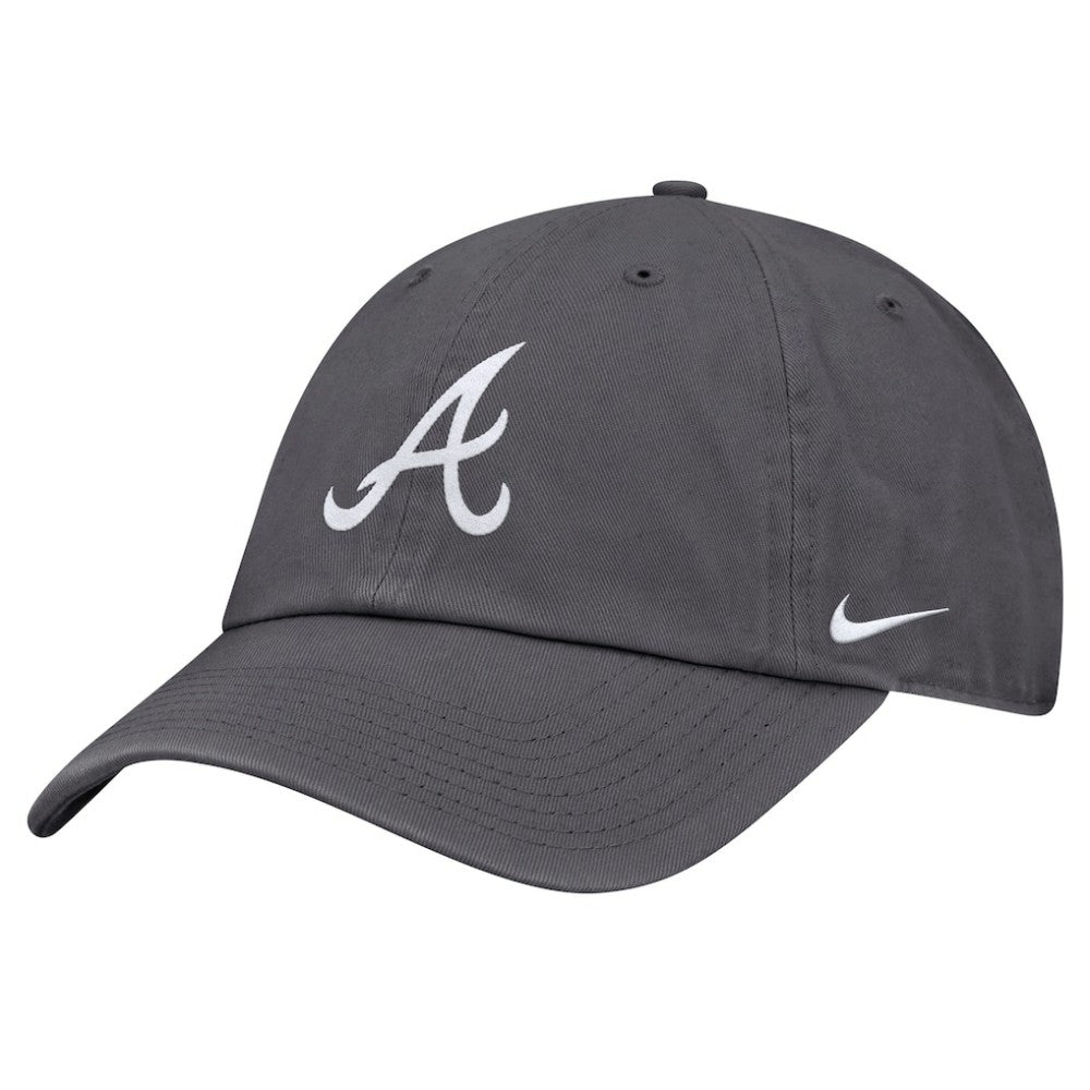 Atlanta Braves Club Adjustable Hat Gray | Nike
