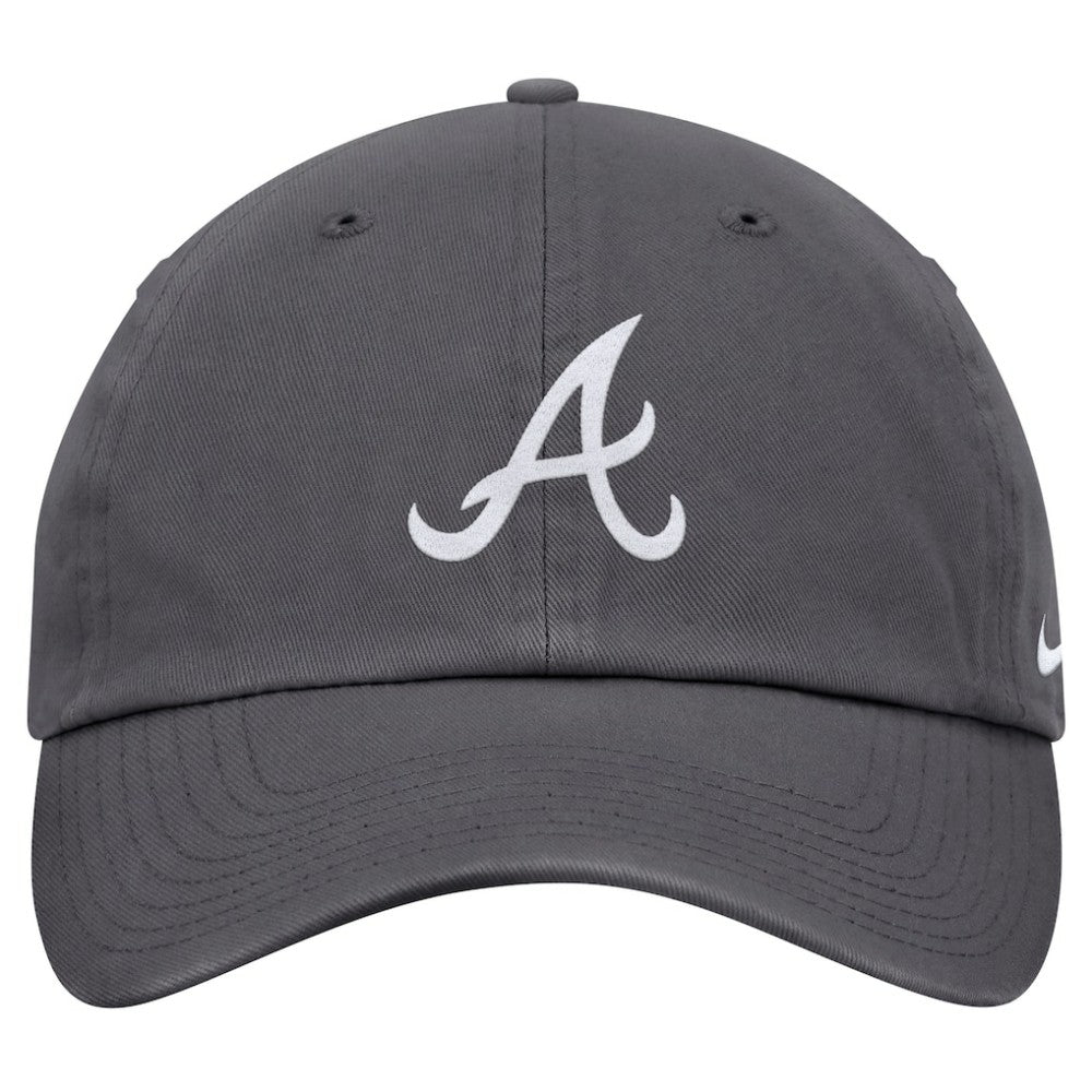 Atlanta Braves Club Adjustable Hat Gray | Nike