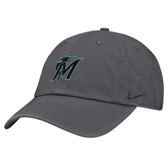 Miami Marlins Club Adjustable Hat Gray | Nike