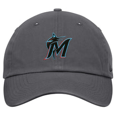 Miami Marlins Club Adjustable Hat Gray | Nike