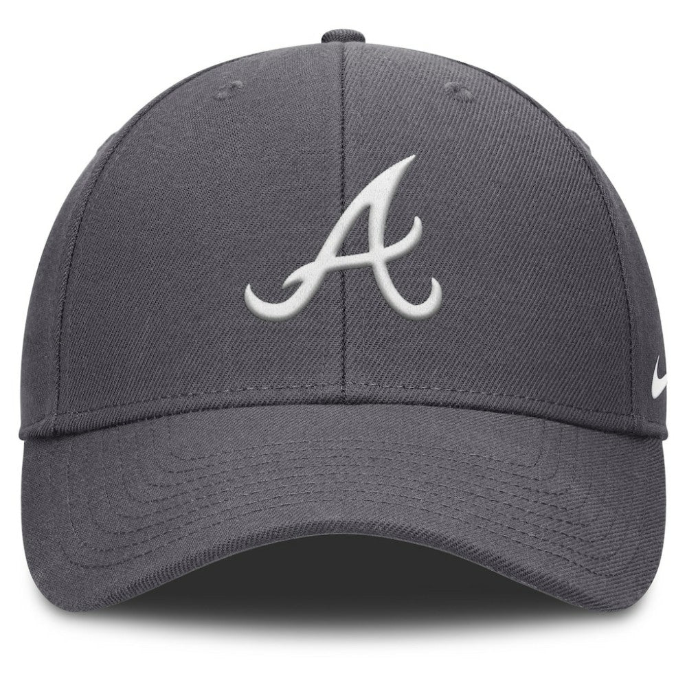 Atlanta Braves Club Performance Adjustable Hat Gray | Nike