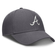 Atlanta Braves Club Performance Adjustable Hat Gray | Nike