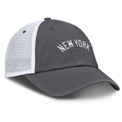 New York Yankees Wordmark Club Adjustable Trucker Hat Gray | Nike