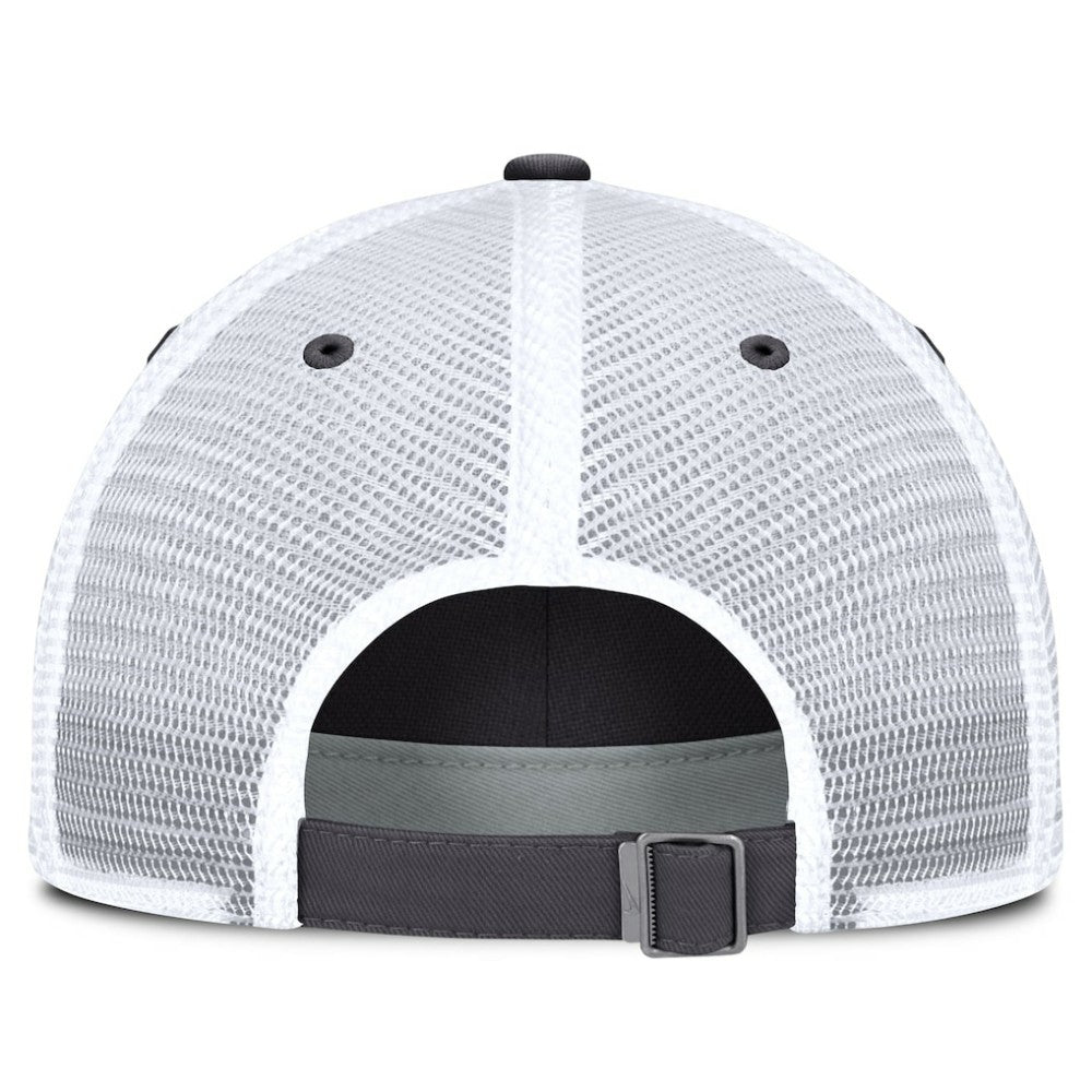 Pittsburgh Pirates Wordmark Club Adjustable Trucker Hat Gray | Nike