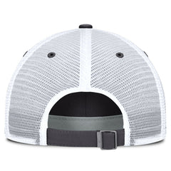 Tampa Bay Rays Wordmark Club Adjustable Trucker Hat Gray | Nike