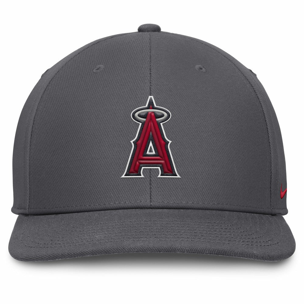 Los Angeles Angels Pro Performance Snapback Hat Gray | Nike
