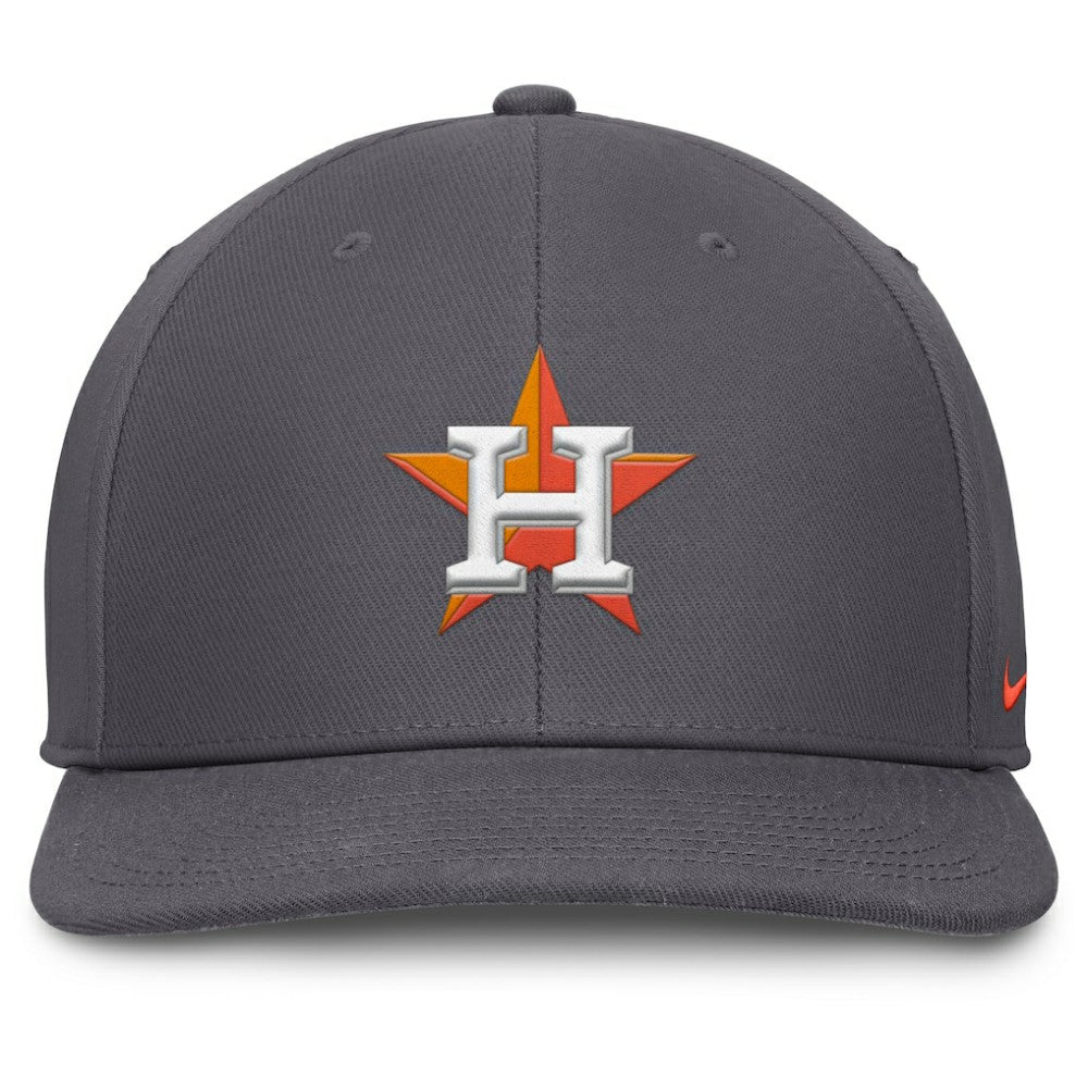 Houston Astros Pro Performance Snapback Hat Gray | Nike