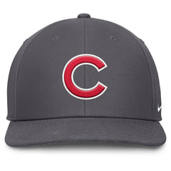 Chicago Cubs Pro Performance Snapback Hat Gray | Nike