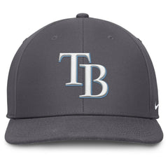 Tampa Bay Rays Pro Performance Snapback Hat Gray | Nike