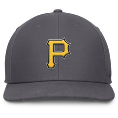 Pittsburgh Pirates Pro Performance Snapback Hat Gray | Nike