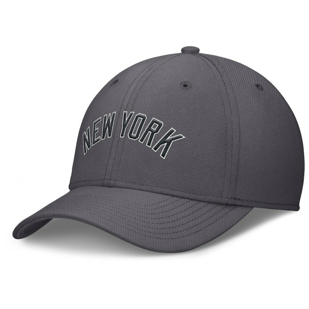 New York Yankees Swoosh Performance Flex Hat Gray | Nike