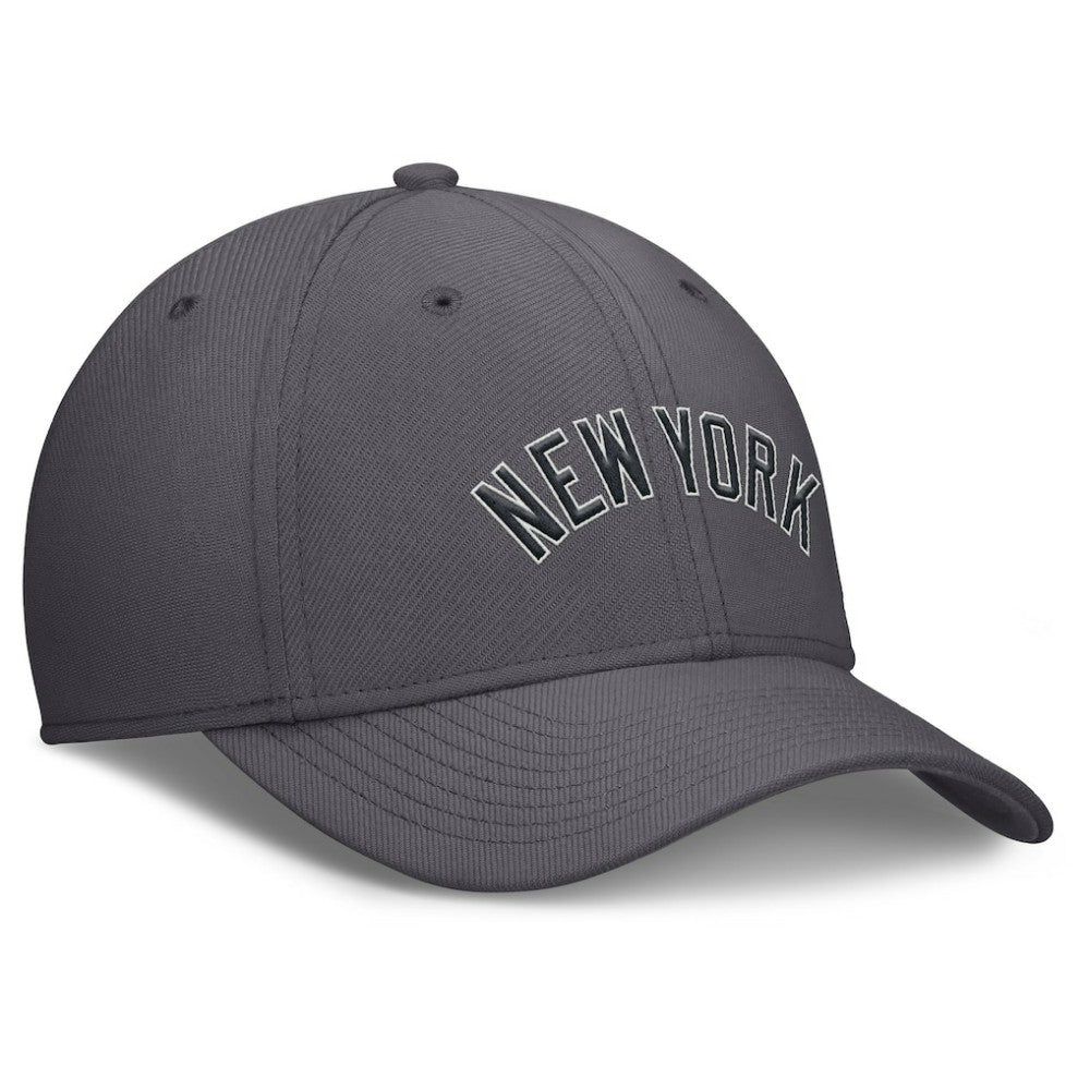 New York Yankees Swoosh Performance Flex Hat Gray | Nike