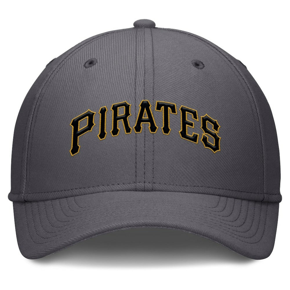 Pittsburgh Pirates Swoosh Performance Flex Hat Gray | Nike