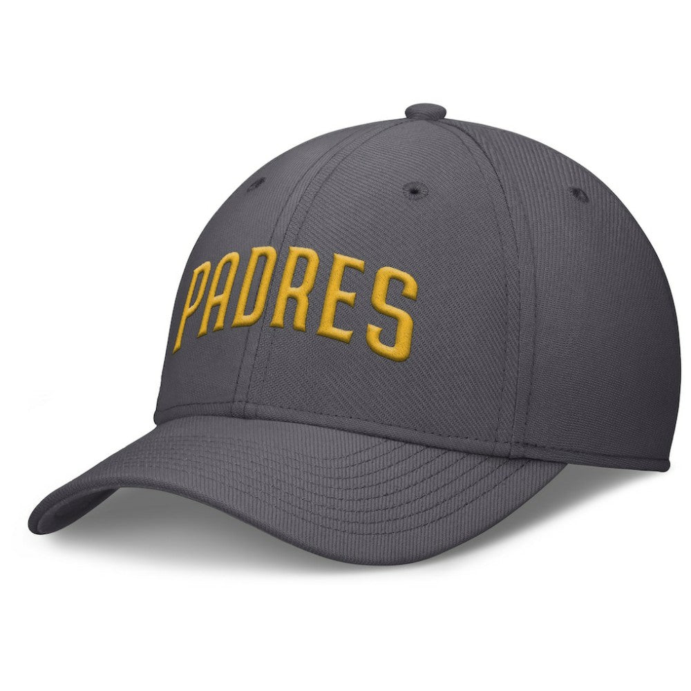 San Diego Padres Swoosh Performance Flex Hat Gray | Nike