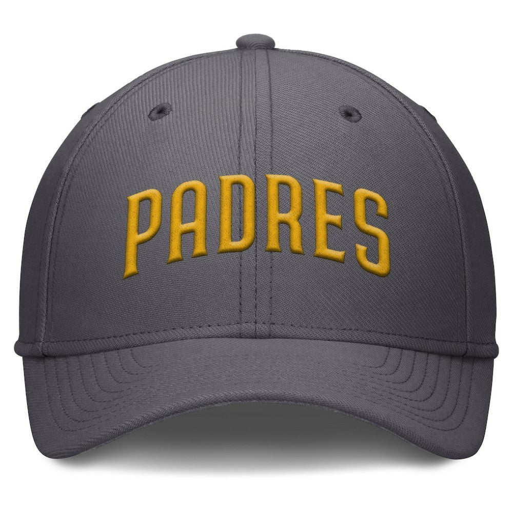 San Diego Padres Swoosh Performance Flex Hat Gray | Nike