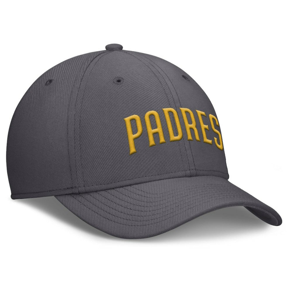 San Diego Padres Swoosh Performance Flex Hat Gray | Nike
