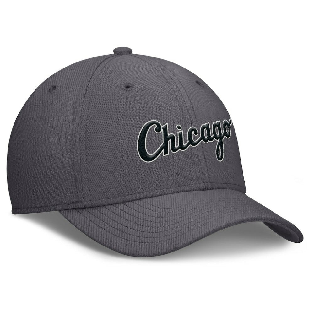 Chicago White Sox Swoosh Performance Flex Hat Gray | Nike