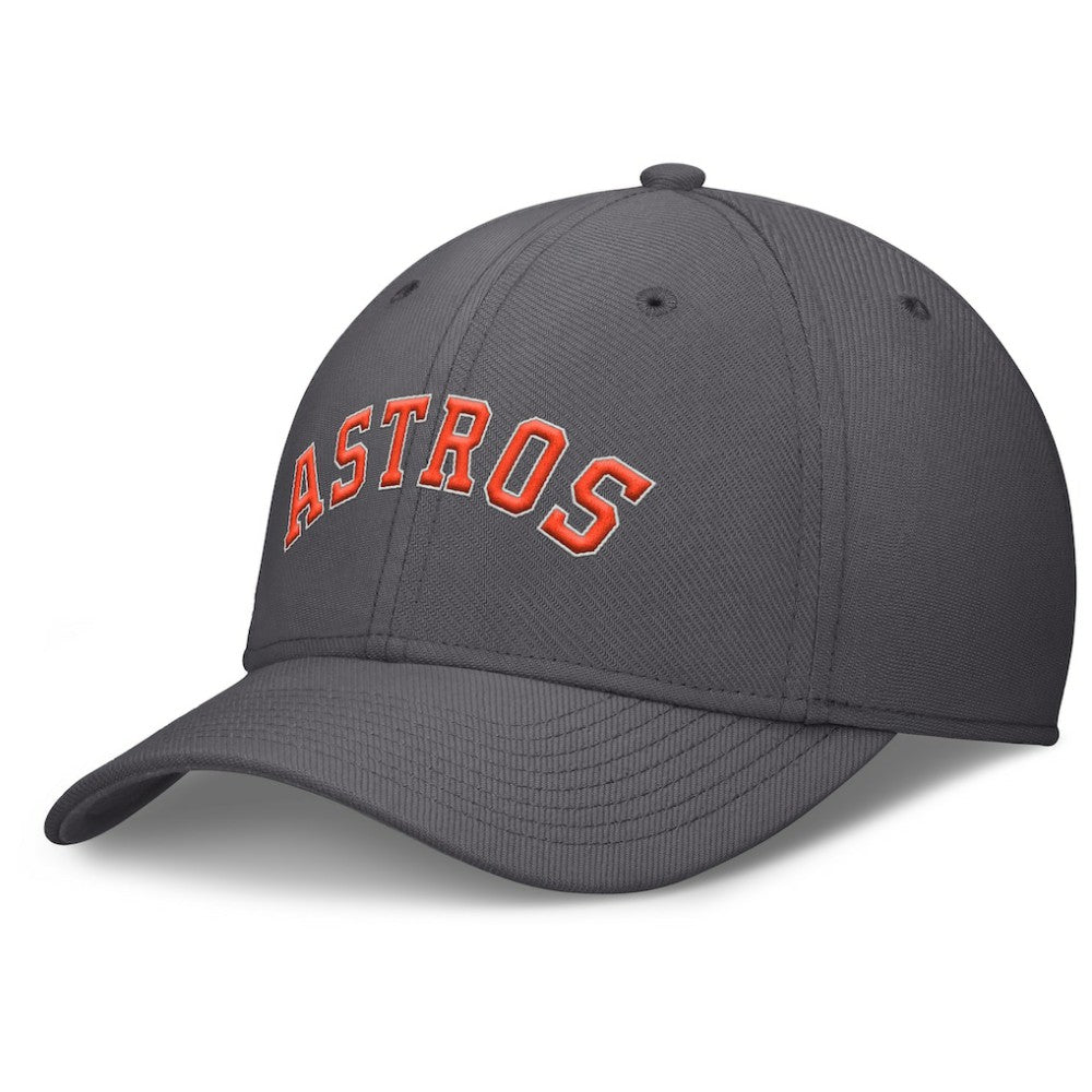 Houston Astros Swoosh Performance Flex Hat Charcoal | Nike