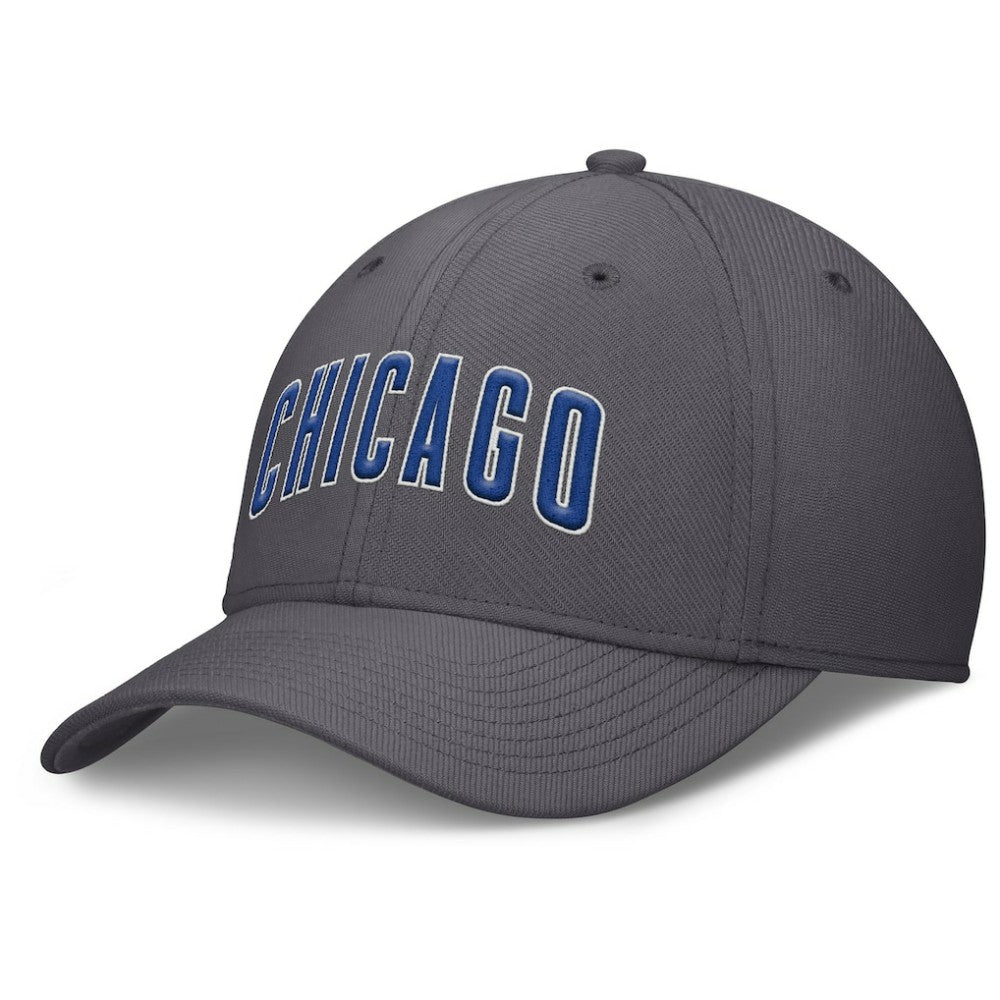 Chicago Cubs Swoosh Performance Flex Hat Gray | Nike