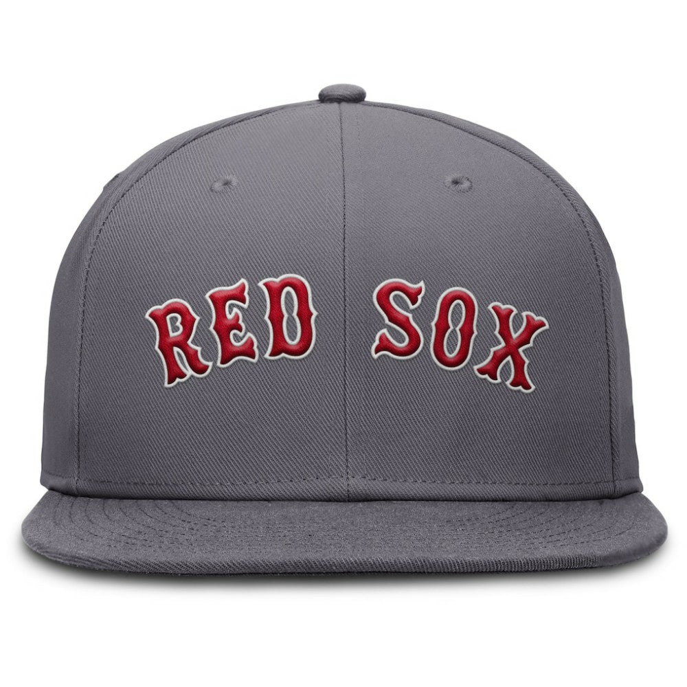 Boston Red Sox Performance True Fitted Hat Gray | Nike