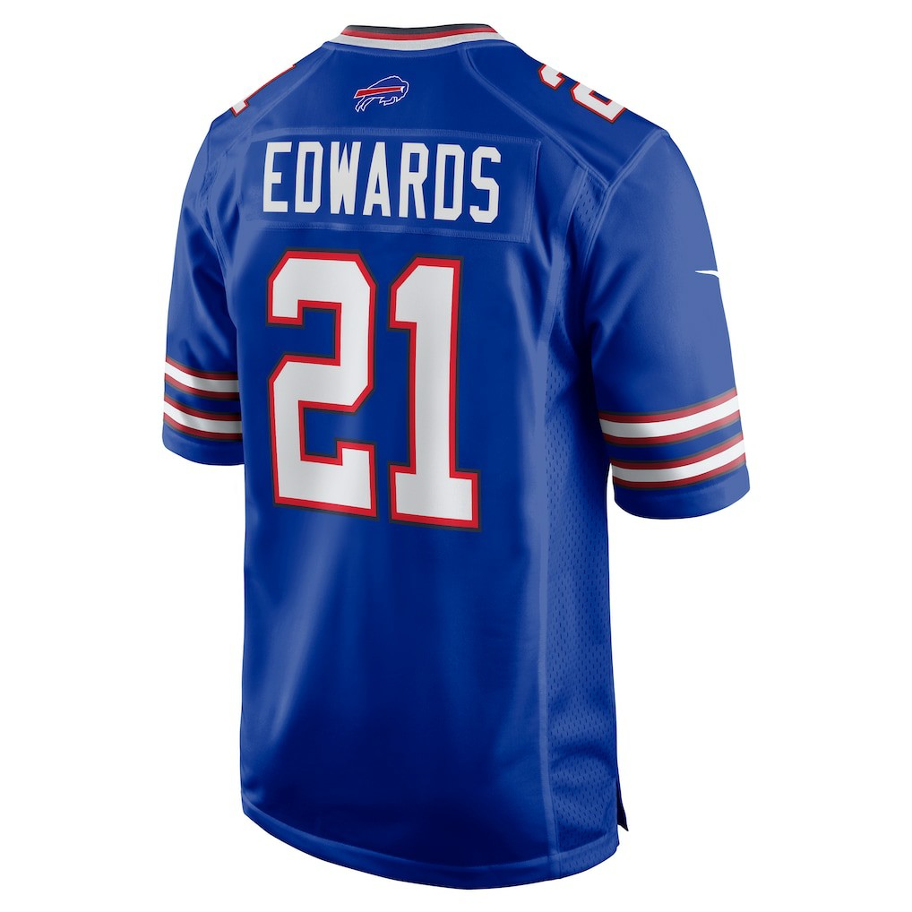 Mike Edwards Buffalo Bills Game Jersey - Royal