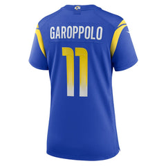Jimmy Garoppolo Los Angeles Rams Women's Team Game Jersey - Royal