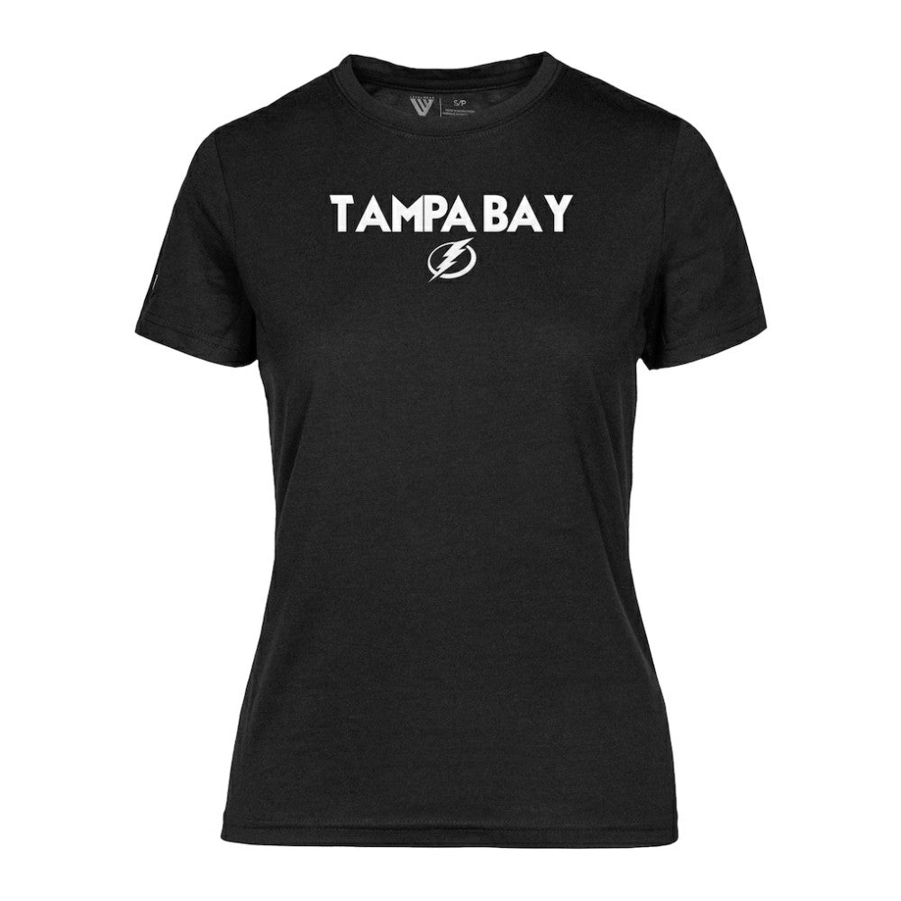 Tampa Bay Lightning Levelwear Women's Maddox City Capsule T-Shirt Black
