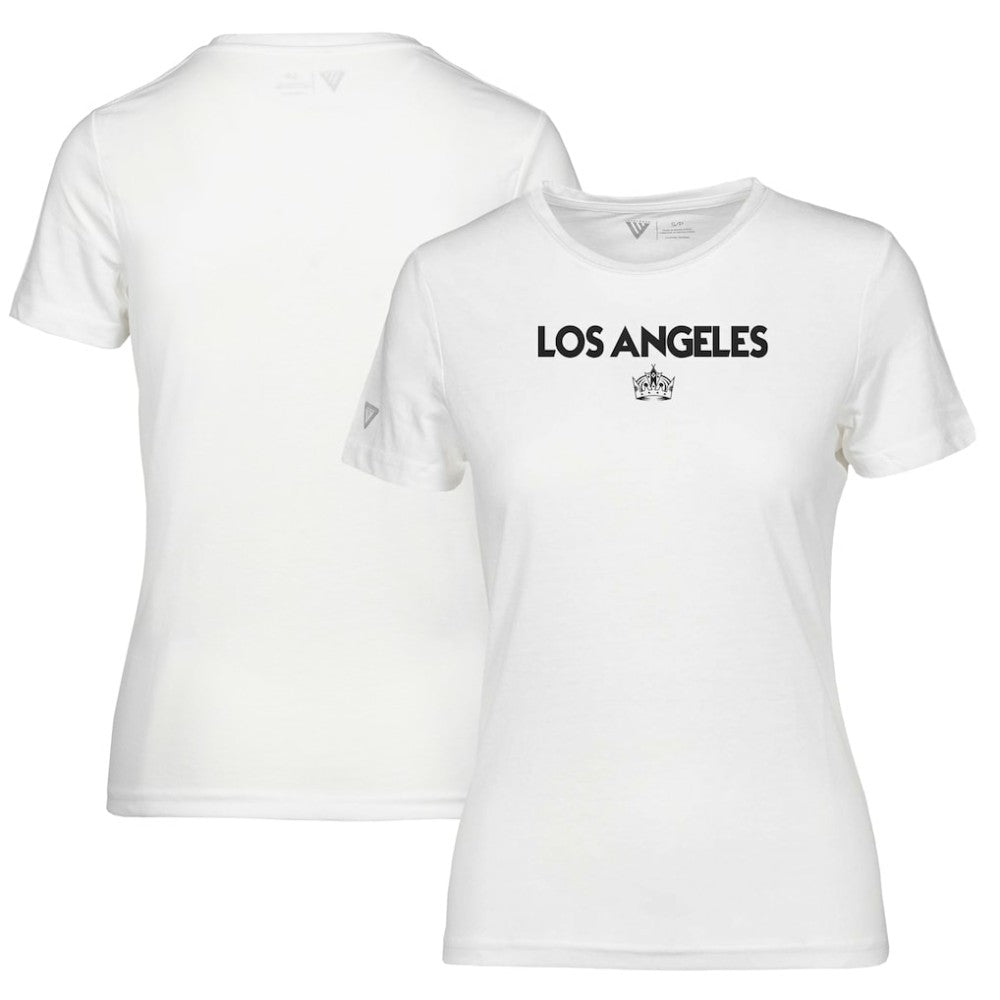 Los Angeles Kings Levelwear Women's Maddox City Capsule T-Shirt White