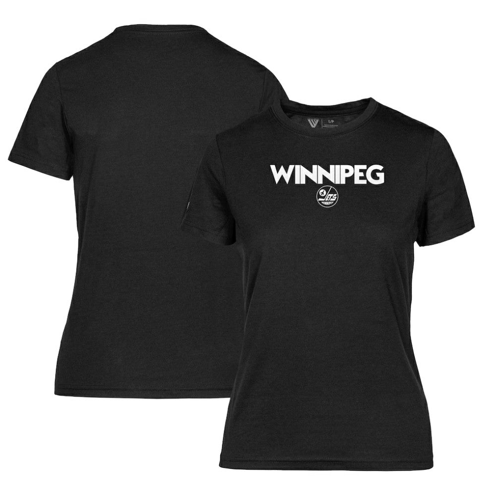 Winnipeg Jets Levelwear Women's Maddox City Capsule T-Shirt Black