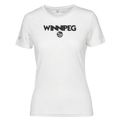 Winnipeg Jets Levelwear Women's Maddox City Capsule T-Shirt White