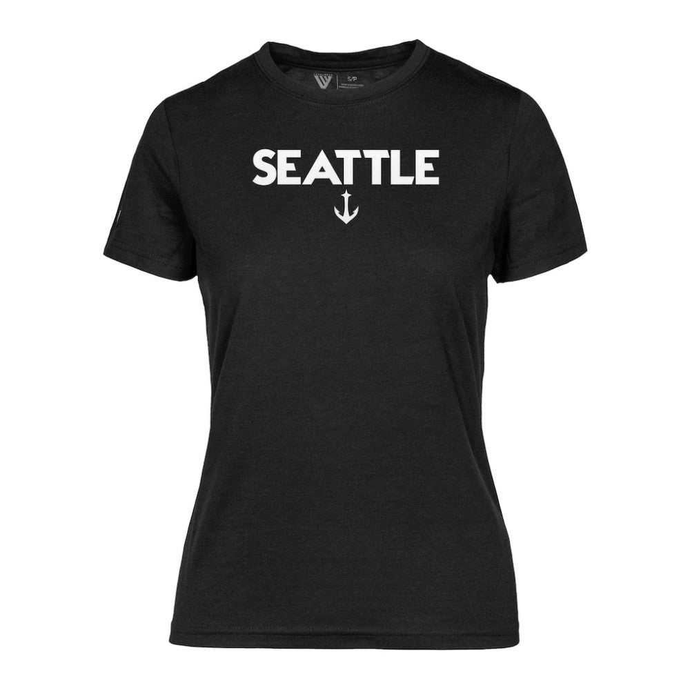 Seattle Kraken Levelwear Women's Maddox City Capsule T-Shirt Black