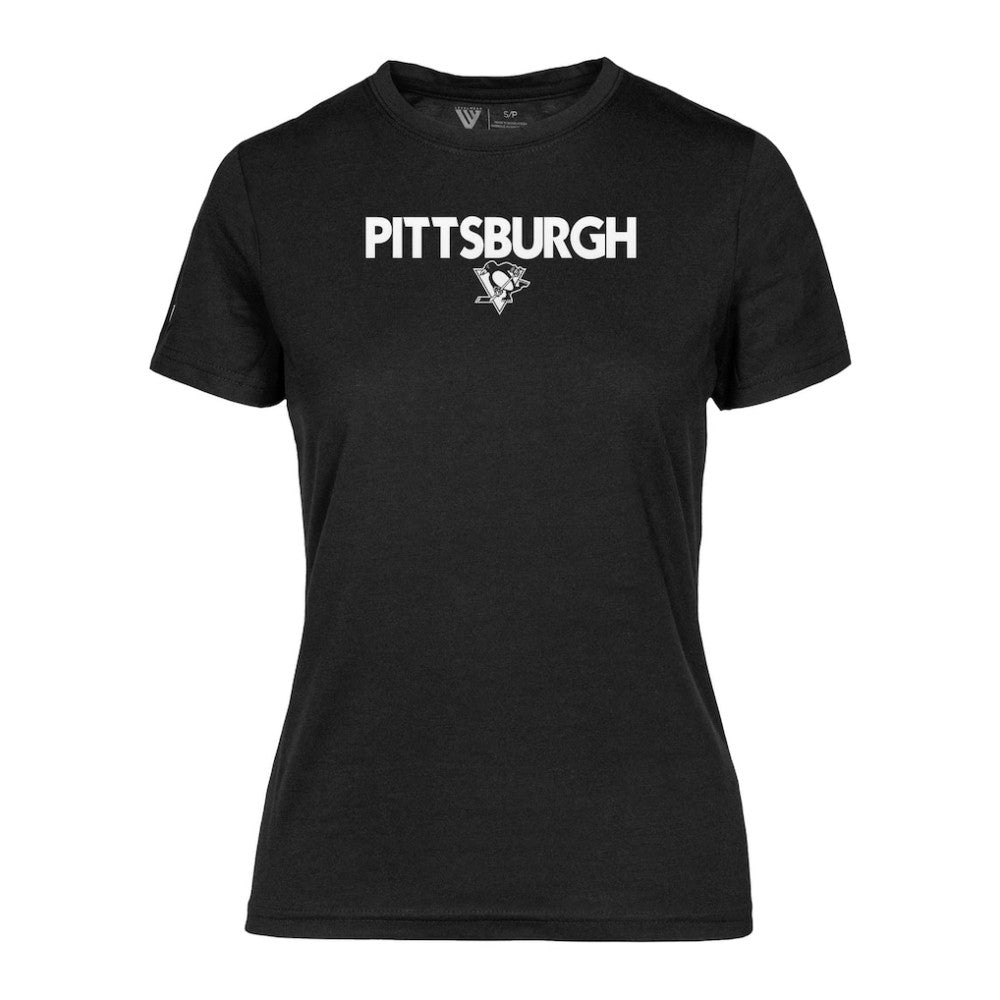 Pittsburgh Penguins Levelwear Women's Maddox City Capsule T-Shirt Black