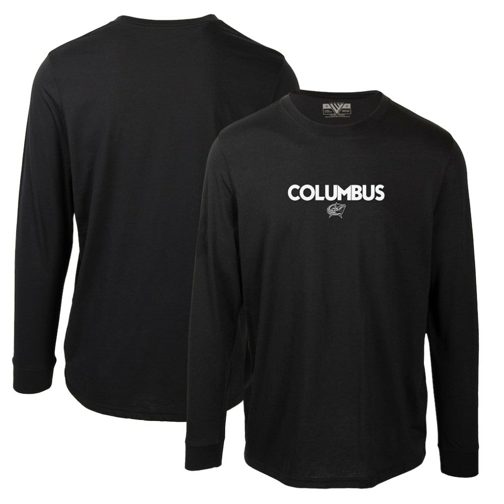 Columbus Blue Jackets Levelwear Oscar City Capsule Long Sleeve T-Shirt Black