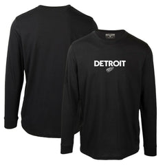 Detroit Red Wings Levelwear Oscar City Capsule Long Sleeve T-Shirt Black