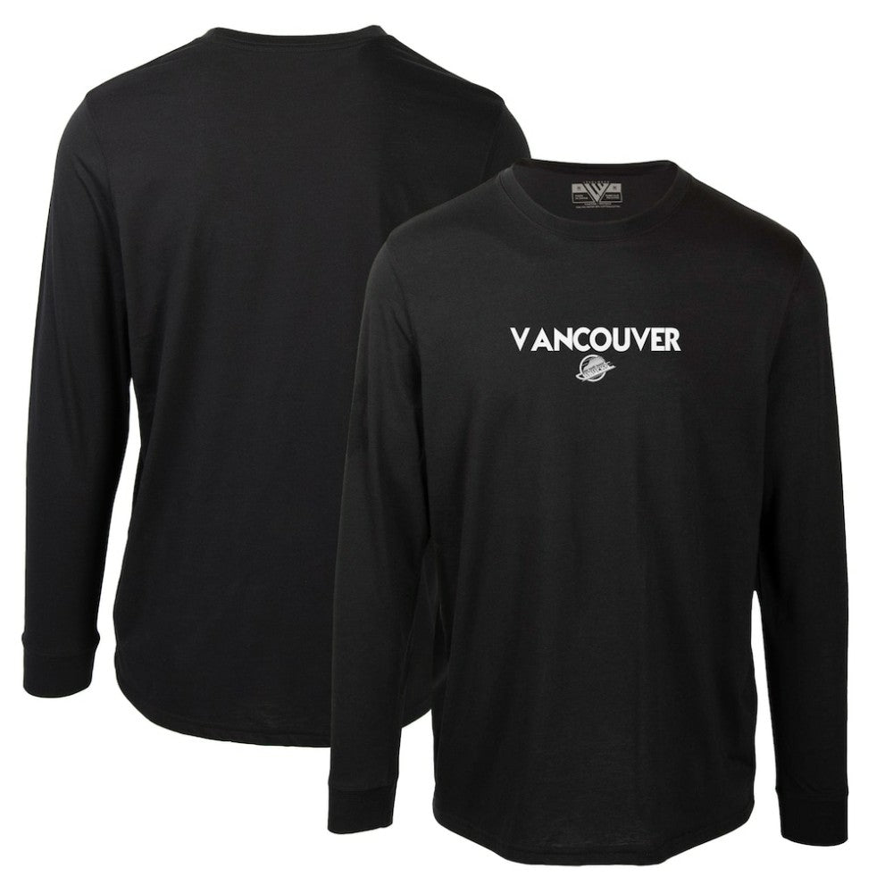Vancouver Canucks Levelwear Oscar City Capsule Long Sleeve T-Shirt Black