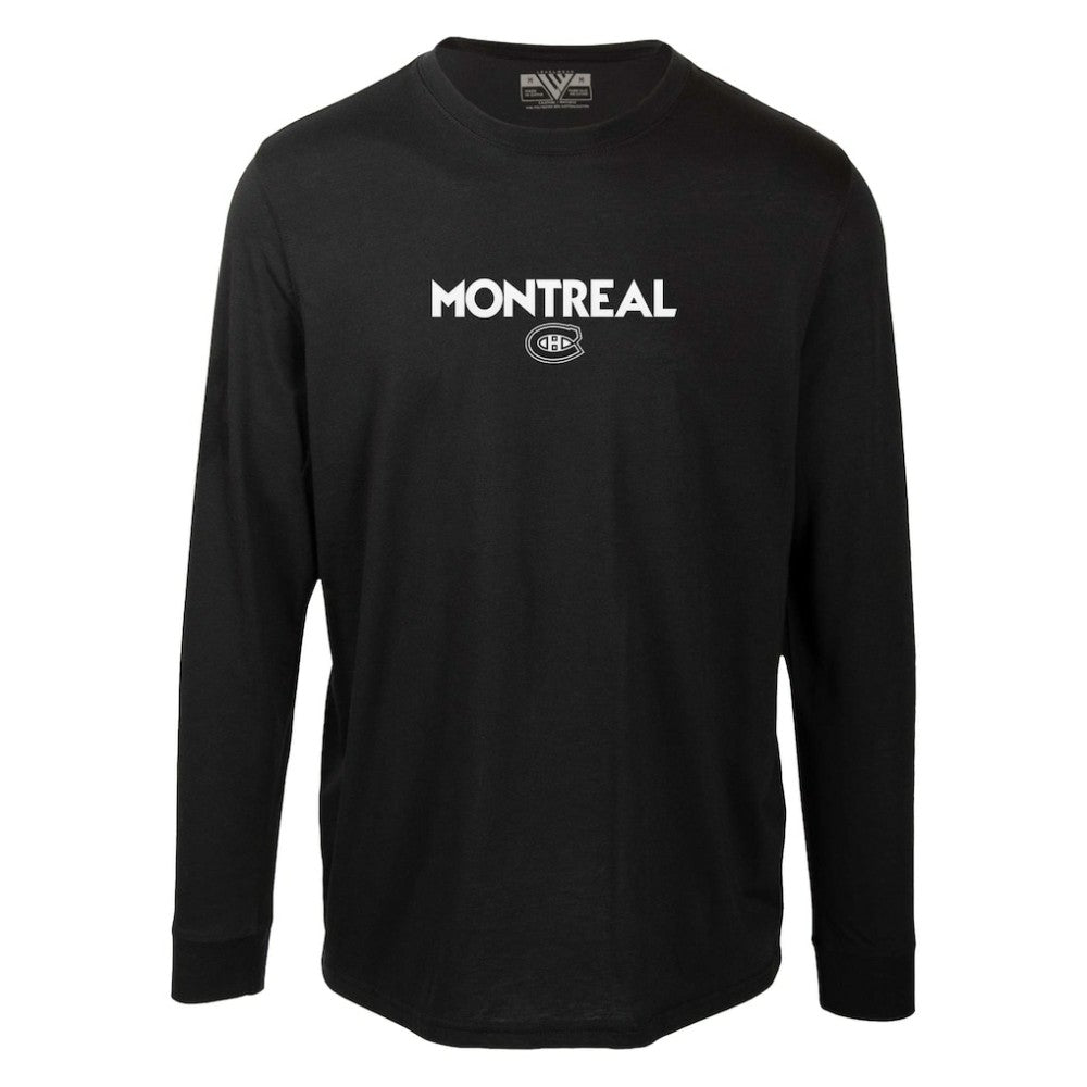 Montreal Canadiens Levelwear Oscar City Capsule Long Sleeve T-Shirt Black