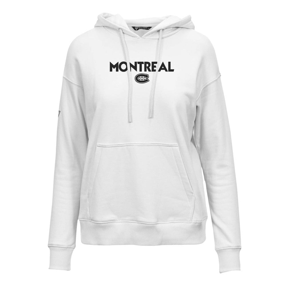 Montreal Canadiens Levelwear Women's Adorn City Capsule Pullover Hoodie White