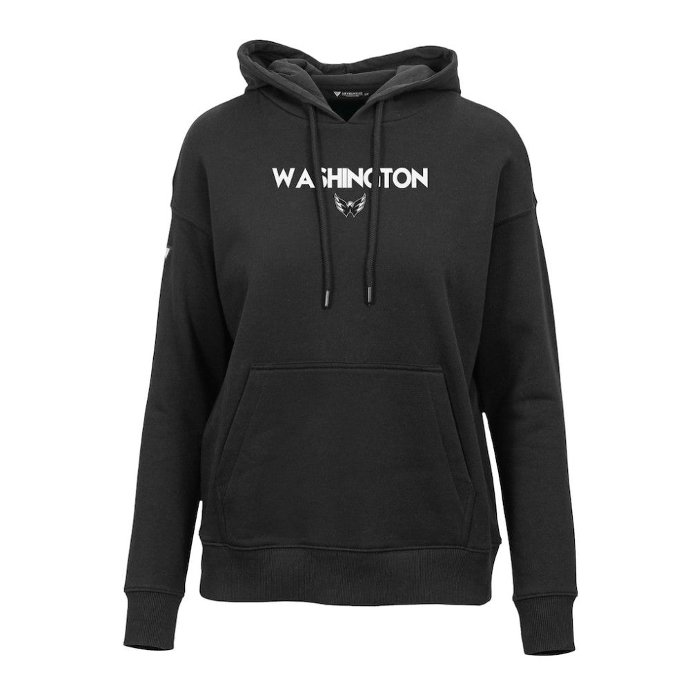 Washington Capitals Levelwear Women's Adorn City Capsule Pullover Hoodie Black