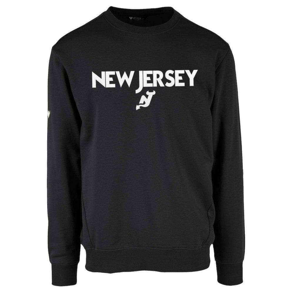 New Jersey Devils Levelwear Zane City Capsule Pullover Sweatshirt Black
