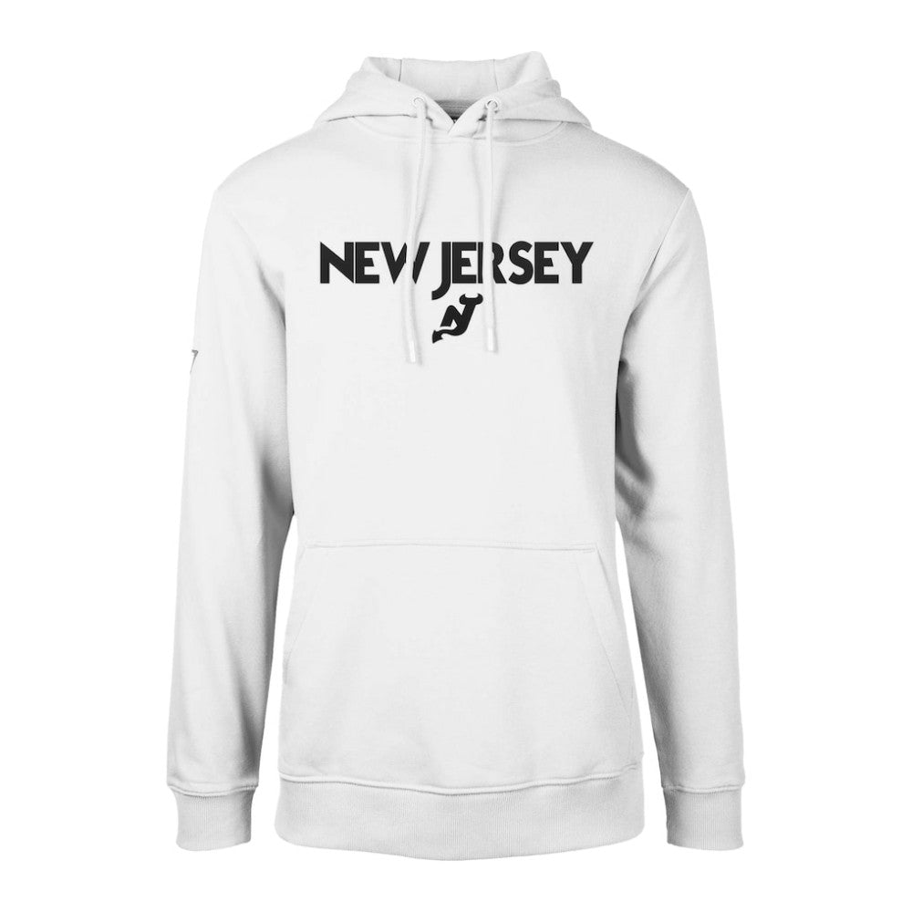 New Jersey Devils Levelwear Podium City Capsule Pullover Hoodie White