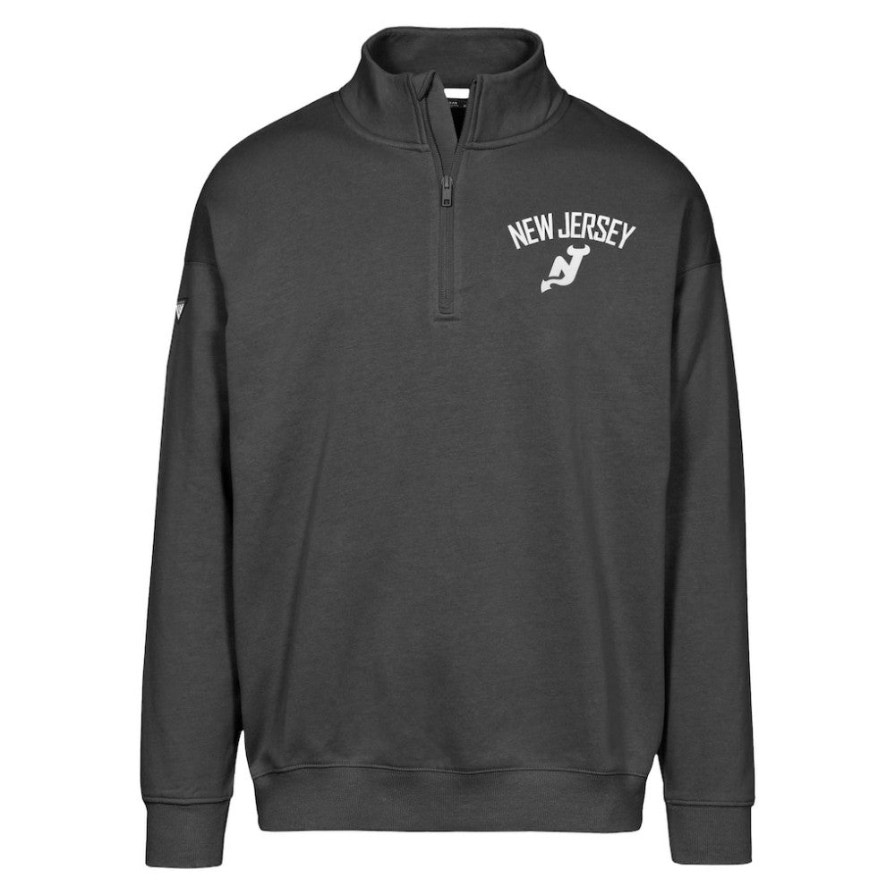 New Jersey Devils Levelwear Murray City Capsule Quarter-Zip Sweatshirt Black