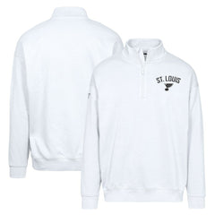 St. Louis Blues Levelwear Murray City Capsule Quarter-Zip Sweatshirt White