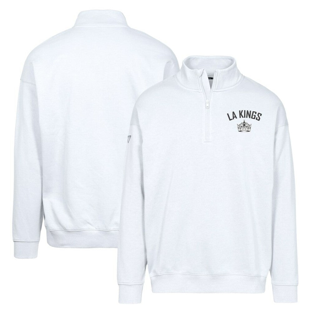 Los Angeles Kings Levelwear Murray City Capsule Quarter-Zip Sweatshirt White