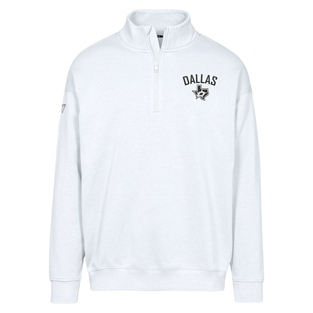 Dallas Stars Levelwear Murray City Capsule Quarter-Zip Sweatshirt White