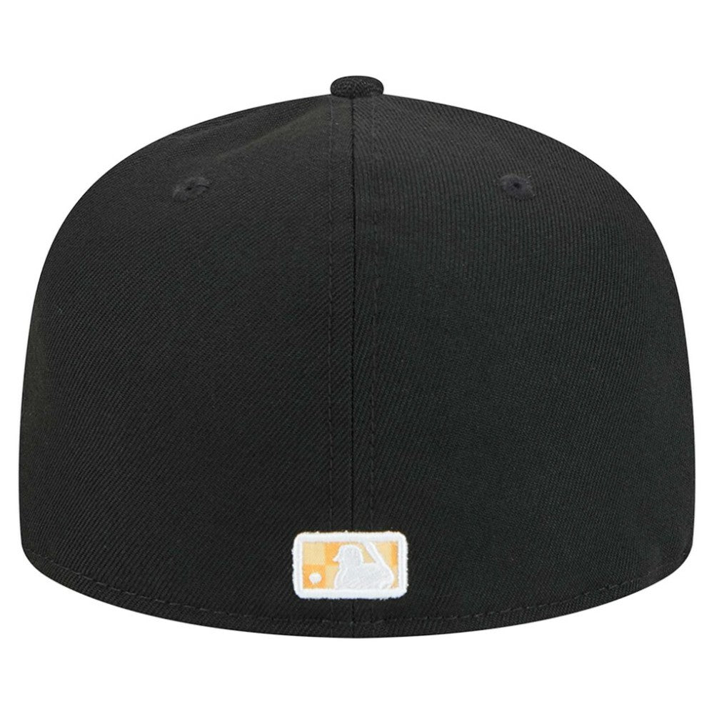 Pittsburgh Pirates Checkered Undervisor 59FIFTY Fitted Hat Black | New Era
